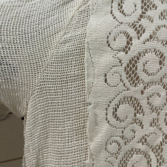 031 FP We The Free Feeling Sporty Lace Tee Ivory As Mock NWOT Size Medium - Picture 10 of 16